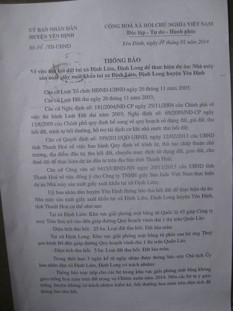 Thanh Hóa: “Tiền trảm, hậu tấu” để... “giữ chân” nhà đầu tư