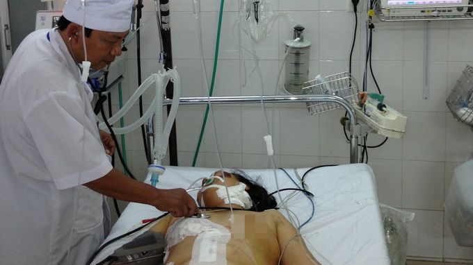 Khánh Hoà: Mổ khẩn cấp cứu bà cụ 73 tuổi bị gan lọt vào lồng ngực