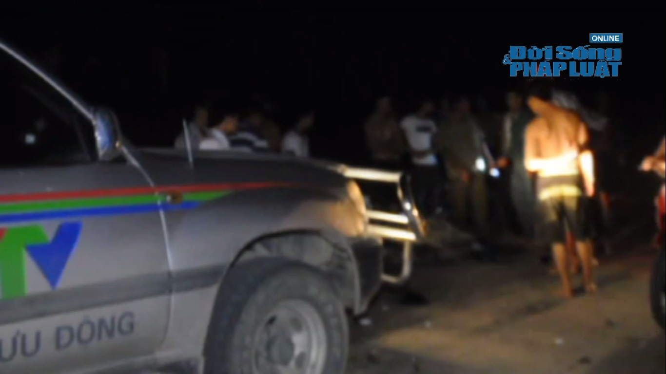 Chùm ảnh: Toàn cảnh vụ xe của VTV gây tai nạn, một người tử vong