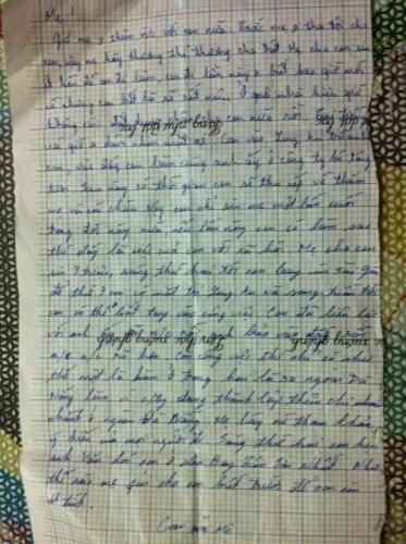 Vụ chém CSGT cướp tài sản: Lá thư gửi mẹ của kẻ “thủ ác”