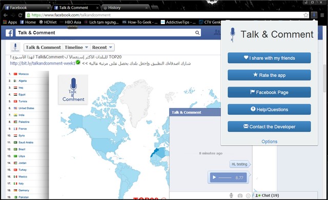 Mẹo gửi tin nhắn, bình luận trên facebook bằng ... âm thanh