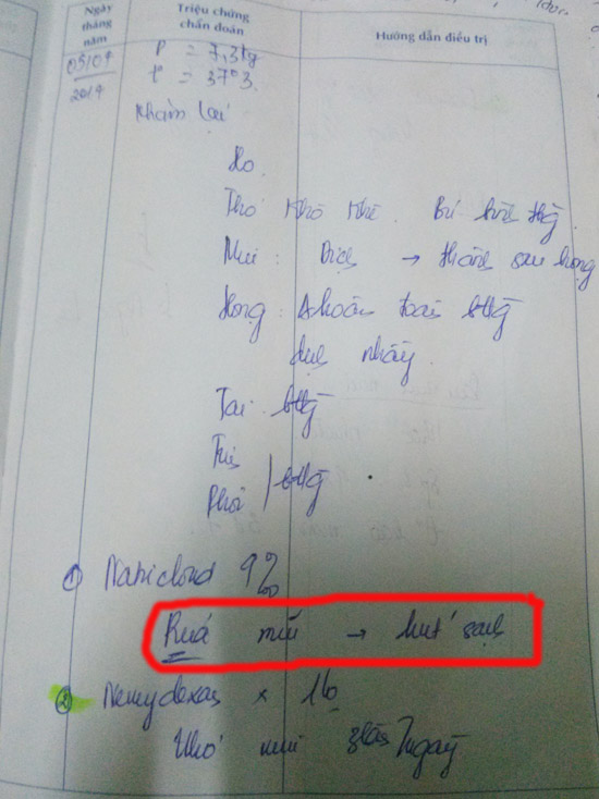 Phòng khám Nhi cao bị tố “rửa mũi cho bệnh nhi bằng cồn”