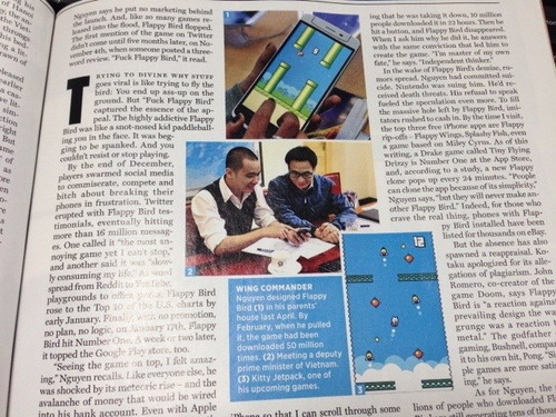 Phó Thủ tướng và cha đẻ Flappy Bird xuất hiện trên Rolling Stone