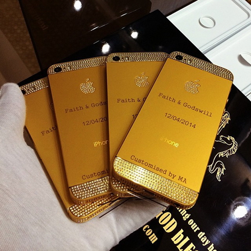 Được tặng iPhone 5s mạ vàng khi đi ăn cưới