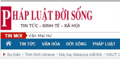 Web giả mạo Đời sống và Pháp luật Online: Thay hình đổi dạng 