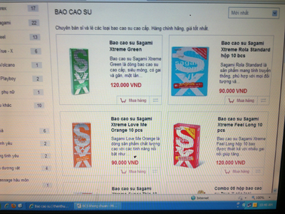 Gần nửa số bao cao su ở Việt Nam 