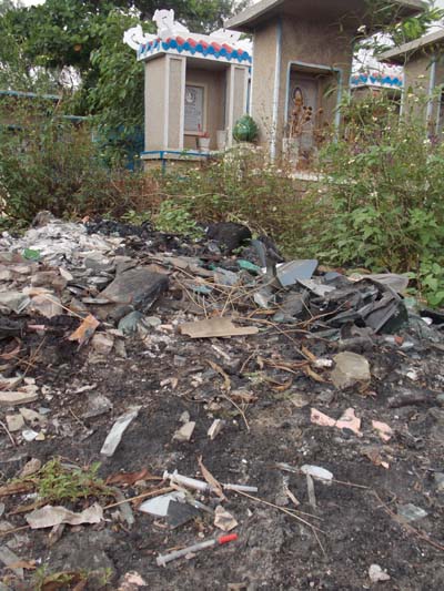 Con nghiện biến nơi ở của người chết thành... “nghĩa địa ma tuý