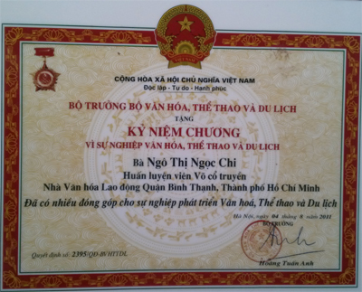 Nữ võ sỹ bất bại “cánh nhạn xuyên mây” của võ thuật cổ truyền VN