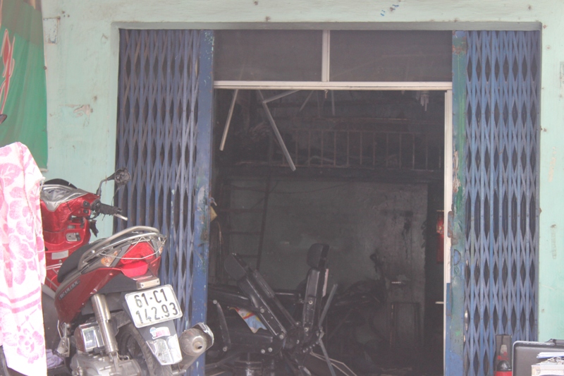 Bình Dương: Cháy tiệm tóc một người tử vong, 1 người nguy kịch