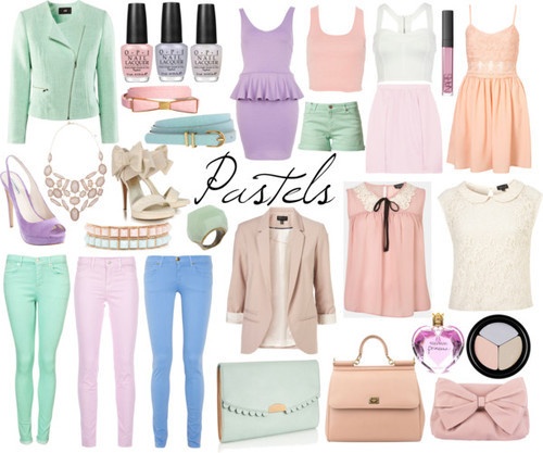 Pastel dịu nhẹ cho nàng nữ tính