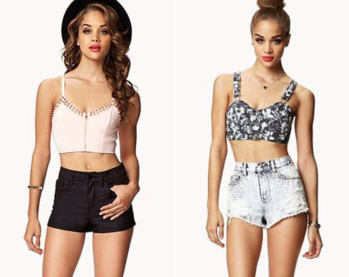 Tự tin xuống phố ngày hè cùng kiểu áo Bustier