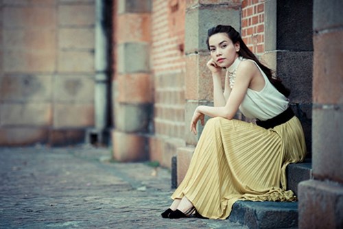 Dịu dàng với váy maxi