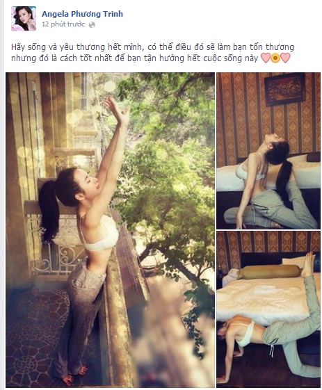 Angela Phương Trinh bị ném đá vì photoshop quá đà Angela Phương Trinh bị ném đá vì photoshop quá đà