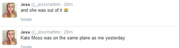 Cả chuyến bay bị hoãn vì Kate Moss say bí tỉ