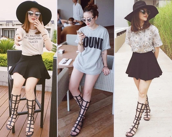 Mix sandal chiến binh chuẩn như Sao