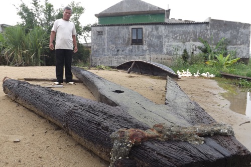 Nhượng lại mỏ neo khổng lồ cho bảo tàng với giá gần 11 triệu đồng