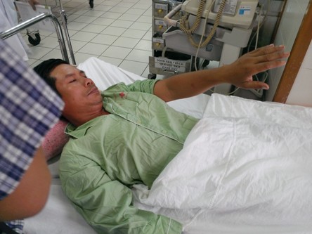 Huế: Rắn lục đuôi đỏ cắn nhiều người người nhập viện