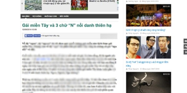 Vụ gái miền Tây: Đình bản báo điện tử Tri Thức Trẻ