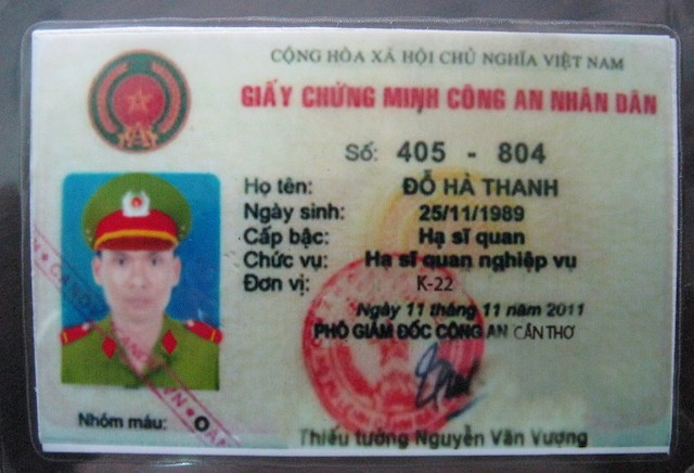 Dùng thẻ Công an giả vẫn cầm cố được 70 triệu Dùng thẻ Công an giả vẫn cầm cố được 70 triệu