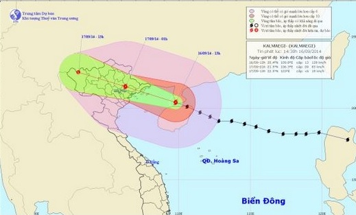 Bão số 3 đã ảnh hưởng tới Quảng Ninh, gió giật cấp 7-9