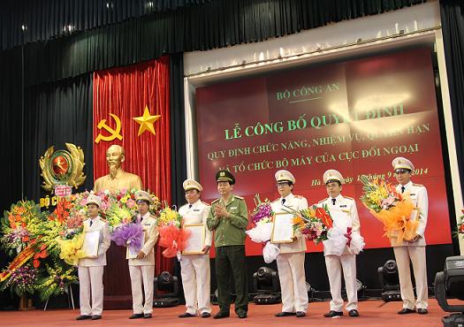 Bộ Công an ra mắt Cục Đối ngoại Bộ Công an ra mắt Cục Đối ngoại