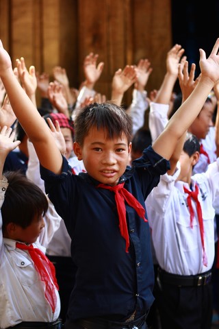 Khởi công động thổ xây nhà bán trú cho học sinh vùng cao