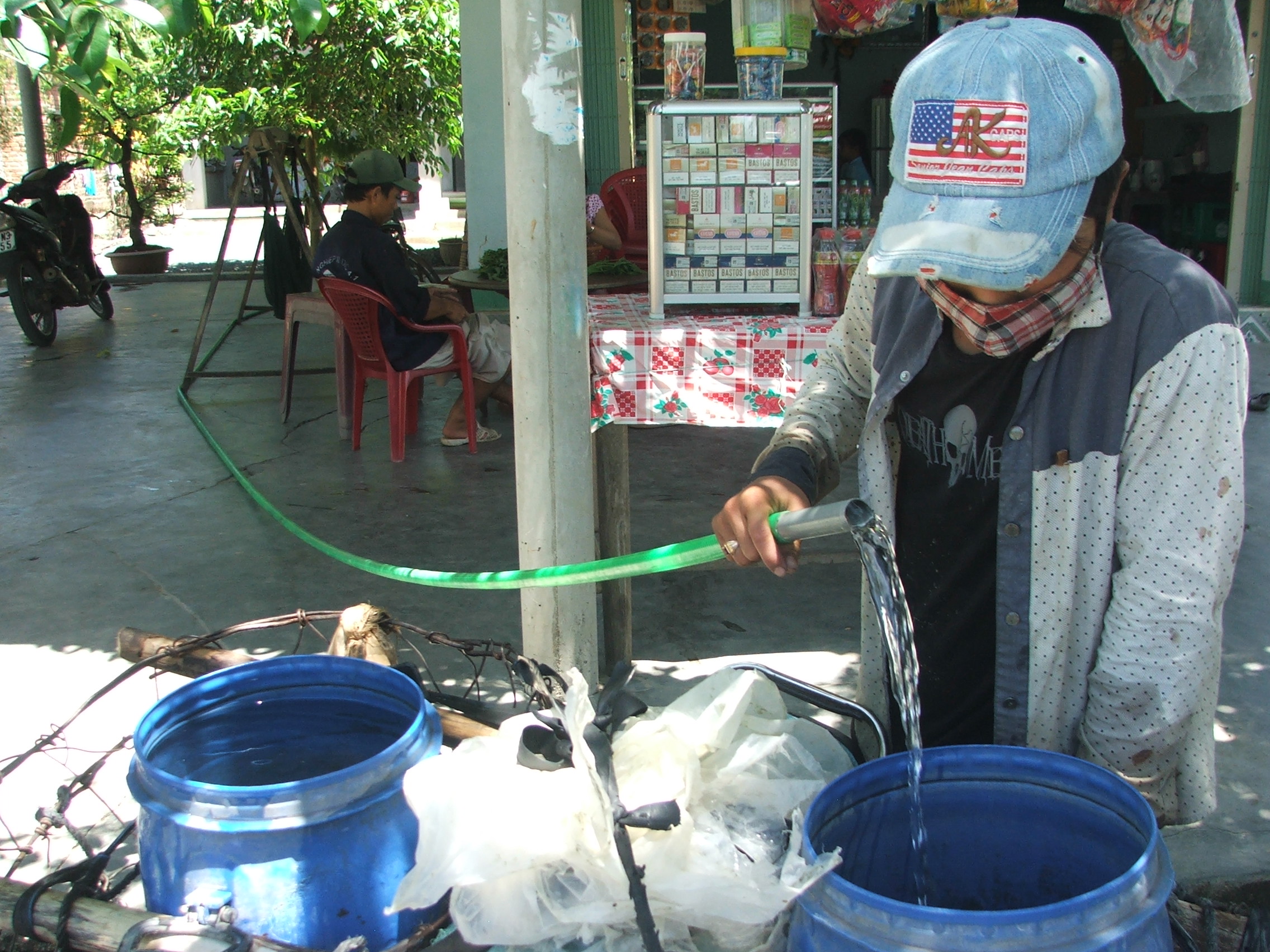 Xuất hiện “trạm cấp nước” lạ thường