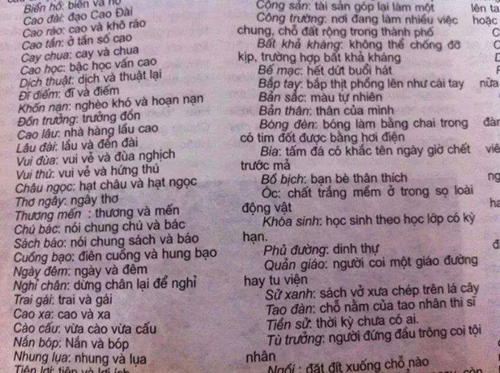 Phát hoảng với Từ điển tiếng Việt dành cho học sinh Phát hoảng với Từ điển tiếng Việt dành cho học sinh