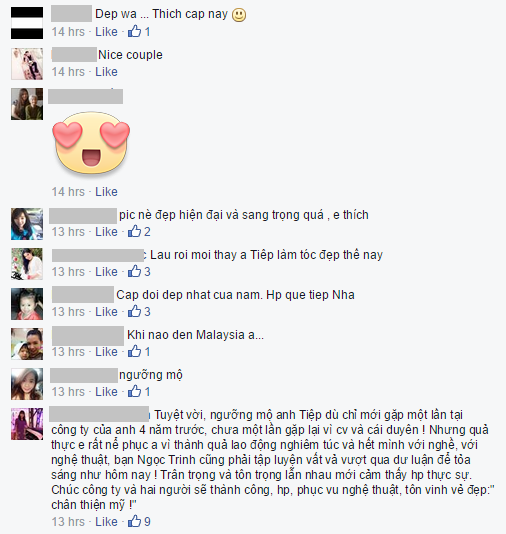 Vũ Khắc Tiệp thể hiện tình cảm với Ngọc Trinh