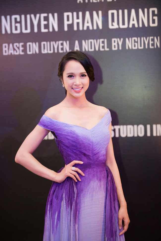 Vũ Ngọc Anh xinh đẹp mong manh sánh vai cùng Trần Bảo Sơn