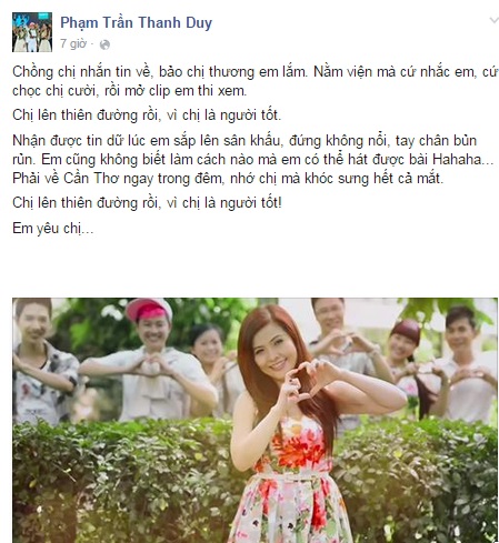 Sao Việt tiếc thương ca sĩ Tố Như