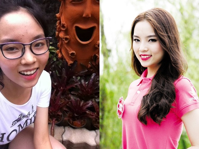 Nhan sắc của Kỳ Duyên trước và sau khi thi Hoa hậu Việt Nam