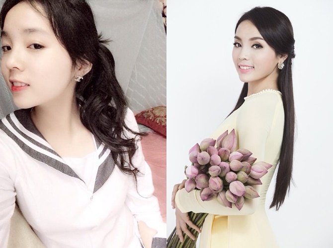 Nhan sắc của Kỳ Duyên trước và sau khi thi Hoa hậu Việt Nam