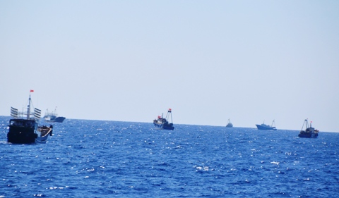 Từ Hoàng Sa: Đội hình tàu lạ của TQ