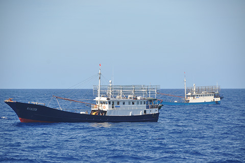 Từ Hoàng Sa: Đội hình tàu lạ của TQ