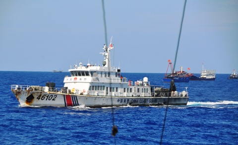 Từ Hoàng Sa: Đội hình tàu lạ của TQ