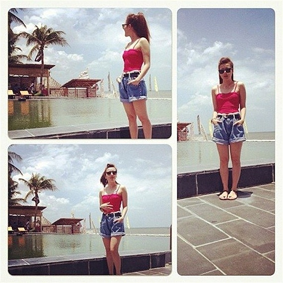 Hà Hồ lộ ảnh hiếm diện bikini điệu đà Hà Hồ lộ ảnh hiếm diện bikini điệu đà