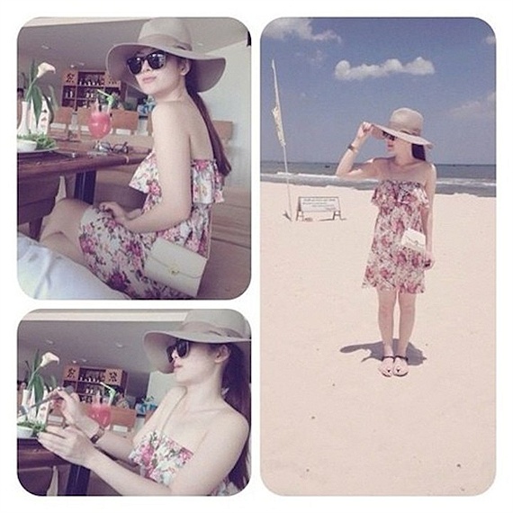 Hà Hồ lộ ảnh hiếm diện bikini điệu đà Hà Hồ lộ ảnh hiếm diện bikini điệu đà