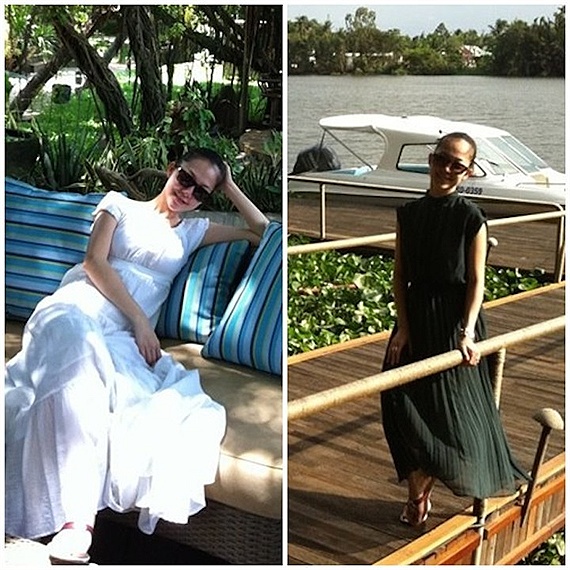 Hà Hồ lộ ảnh hiếm diện bikini điệu đà Hà Hồ lộ ảnh hiếm diện bikini điệu đà