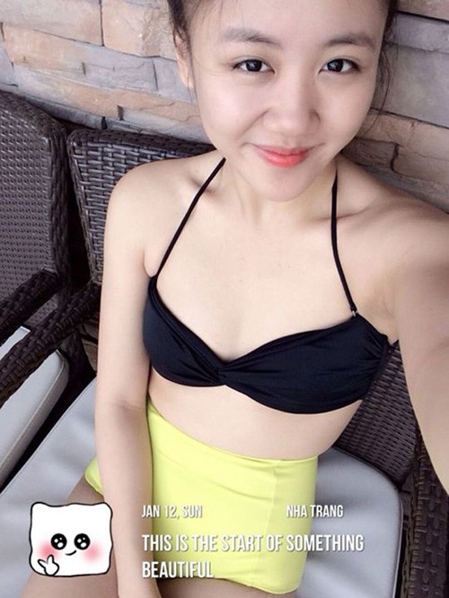 Mỹ nhân Việt lộ vòng một phẳng lỳ khi diện bikini