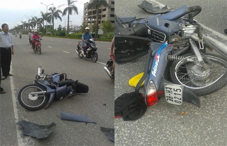 Ô tô “đại náo” như... phim hành động Ô tô “đại náo” như... phim hành động