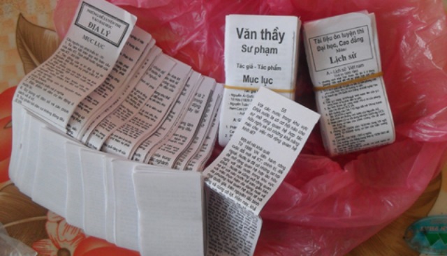 Gần 2 triệu 1 bộ phao thi Đại học khối C Gần 2 triệu 1 bộ phao thi Đại học khối C