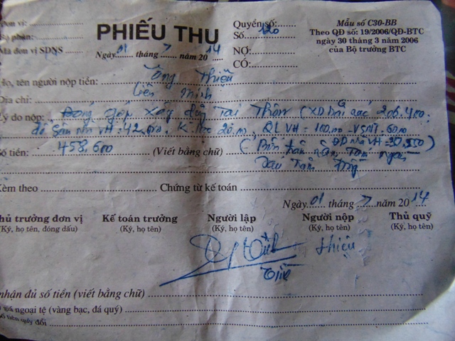 Thanh Hóa: Dân nghèo gánh cả chục khoản thu để làm nông thôn mới