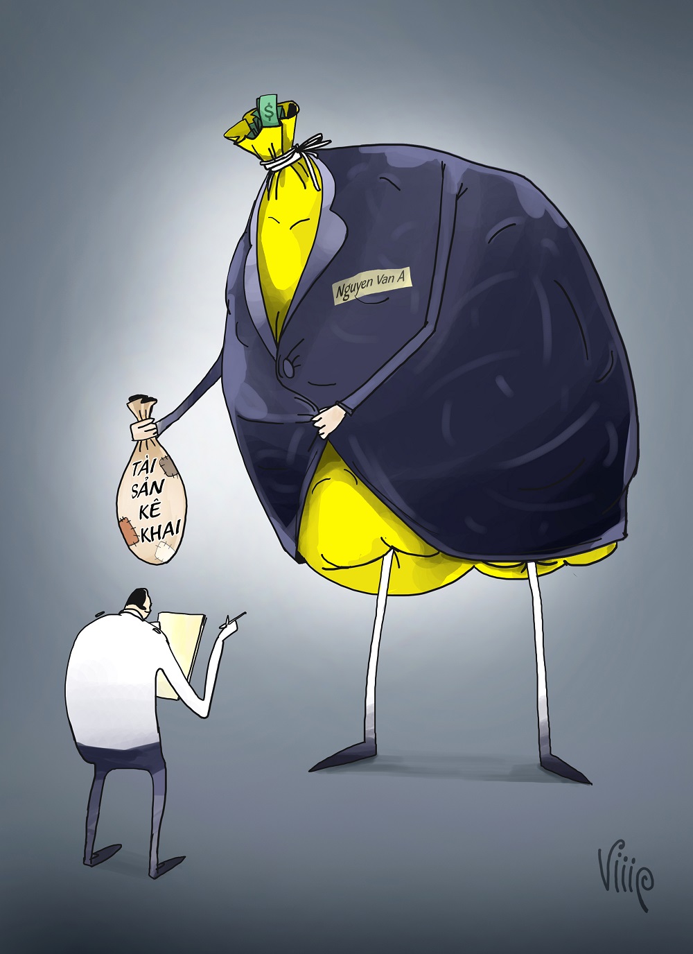 Tiếng nói đanh thép về hiện thực xã hội qua tranh biếm