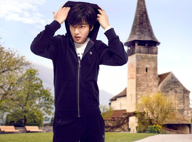 Lee Min Ho khỏe khoắn trong trang phục thu đông của FILA