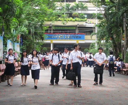 Thí sinh hào hứng với đề thi văn về tình hình Biển Đông