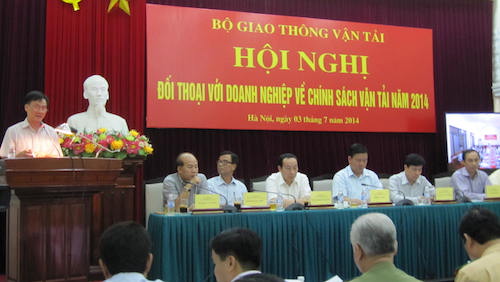 Bộ trưởng Thăng xin lỗi các doanh nghiệp vận tải