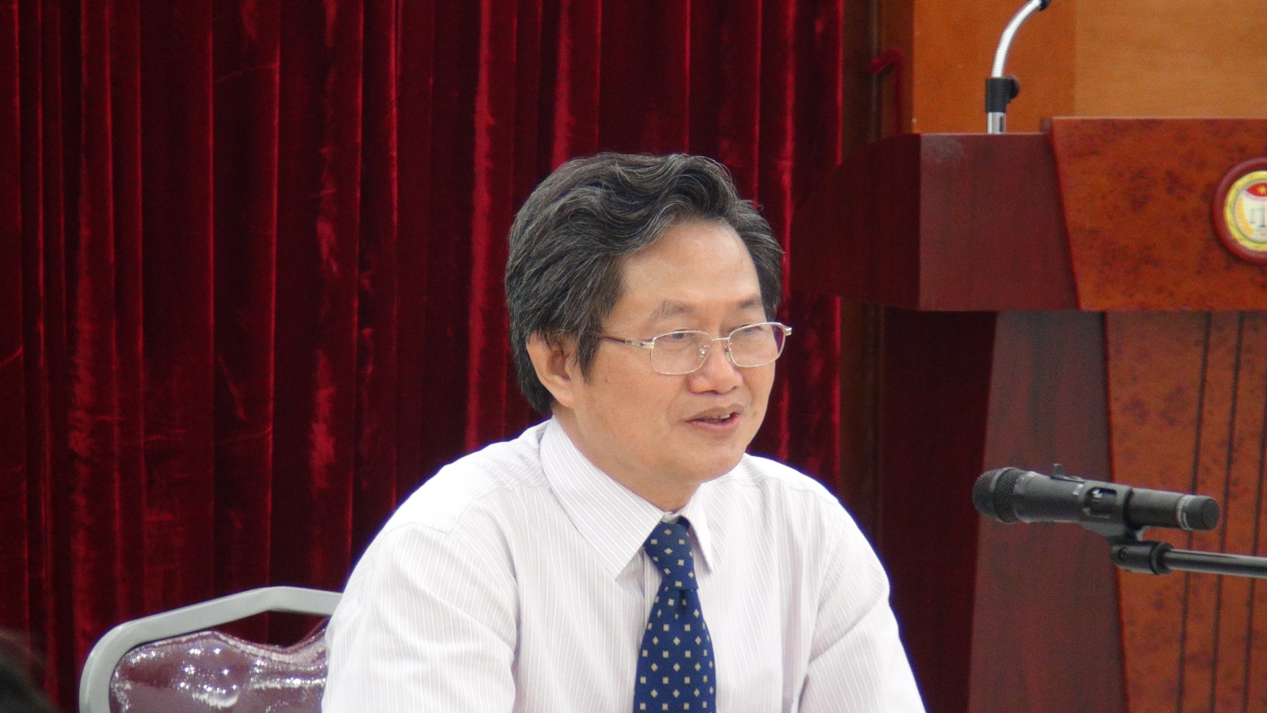 Đang họp báo Hội Luật gia chuẩn bị Đại hội lần thứ XII