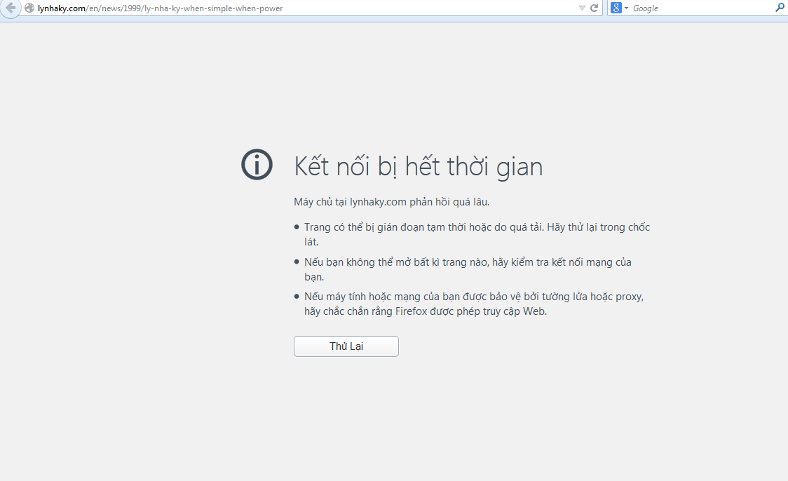 Website của Tập đoàn Lý Nhã Kỳ ngưng hoạt động Website của Tập đoàn Lý Nhã Kỳ ngưng hoạt động