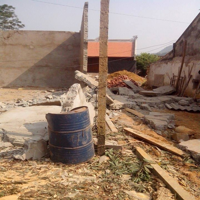 Thanh Hóa: Tường sập, 2 người tử vong tại chỗ